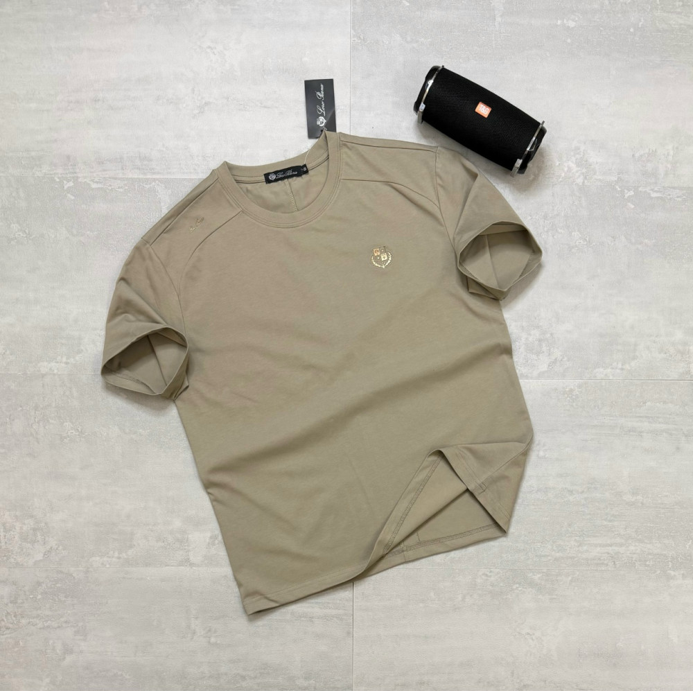 Мужская футболка бежевая купить в Интернет-магазине Садовод База - цена 1800 руб Садовод интернет-каталог