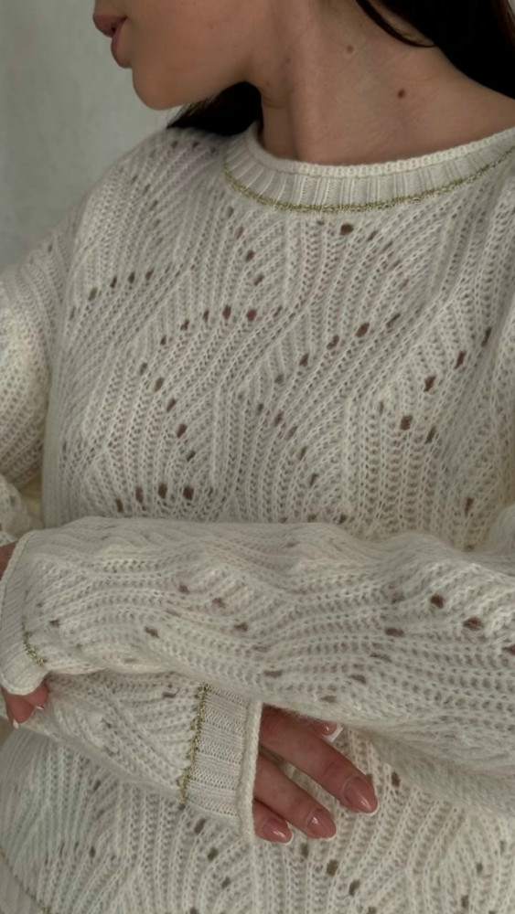 Джемпер молочный купить в Интернет-магазине Садовод База - цена 1800 руб Садовод интернет-каталог