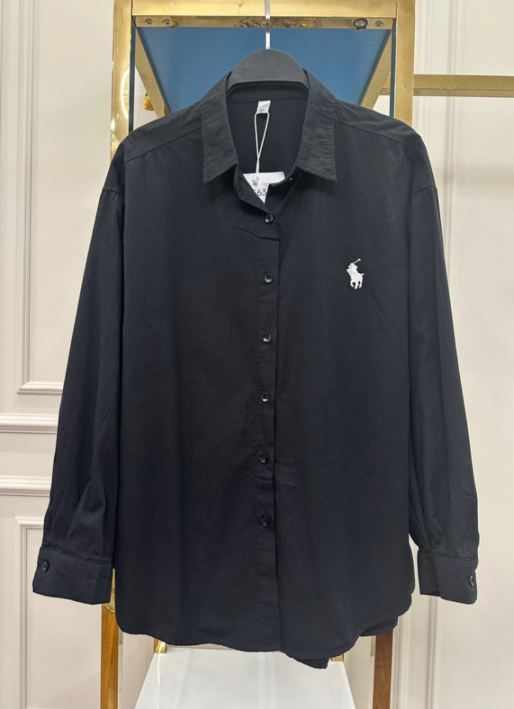Женская рубашка черная купить в Интернет-магазине Садовод База - цена 1100 руб Садовод интернет-каталог