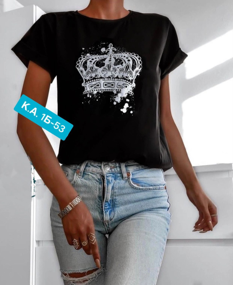 ✅Новинка футболка  Хлопок Ткань 💰 купить в Интернет-магазине Садовод База - цена 250 руб Садовод интернет-каталог