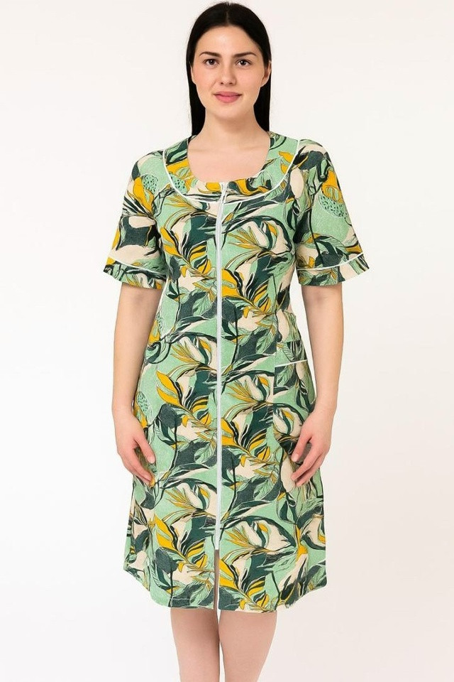 халат зеленый