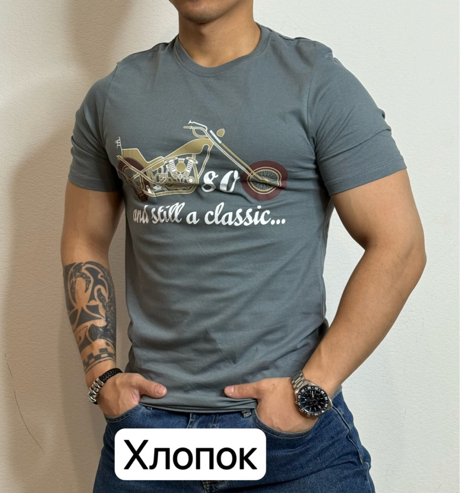 Футболка для мужчин, хлопок купить в Интернет-магазине Садовод База - цена 200 руб Садовод интернет-каталог
