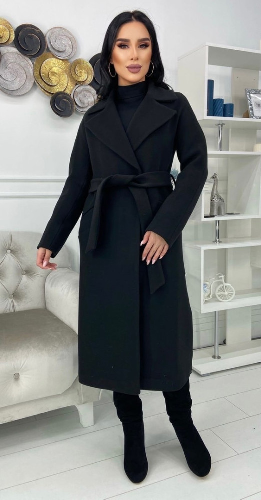 Женское пальто черное купить в Интернет-магазине Садовод База - цена 4500 руб Садовод интернет-каталог