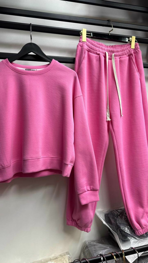 Спортивный женский костюм розовый купить в Интернет-магазине Садовод База - цена 2000 руб Садовод интернет-каталог