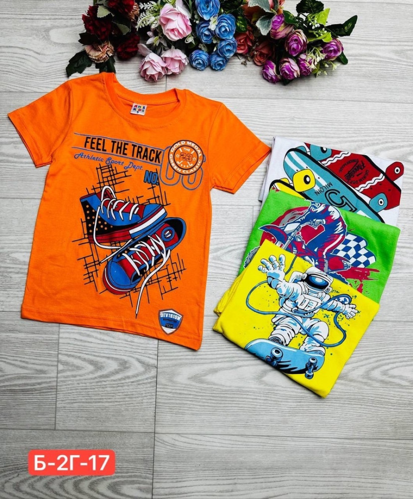 Детская футболка оранжевая купить в Интернет-магазине Садовод База - цена 140 руб Садовод интернет-каталог