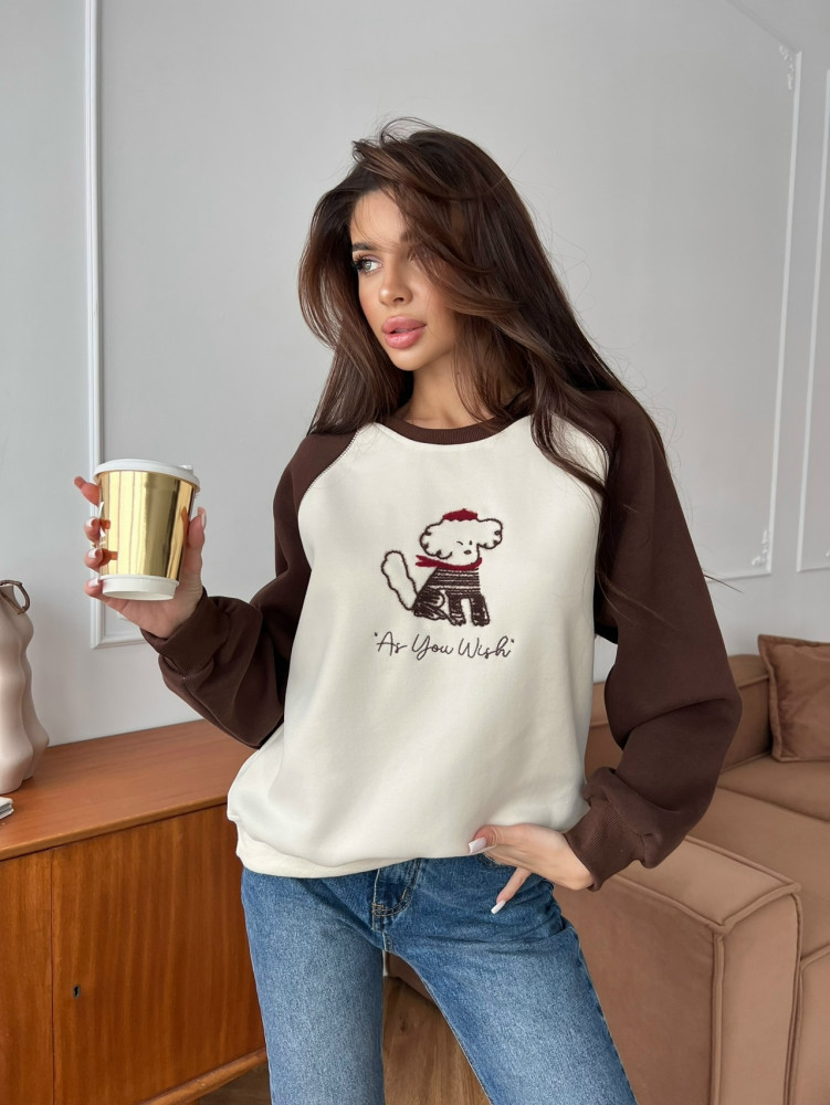 свитшот коричневый купить в Интернет-магазине Садовод База - цена 1000 руб Садовод интернет-каталог