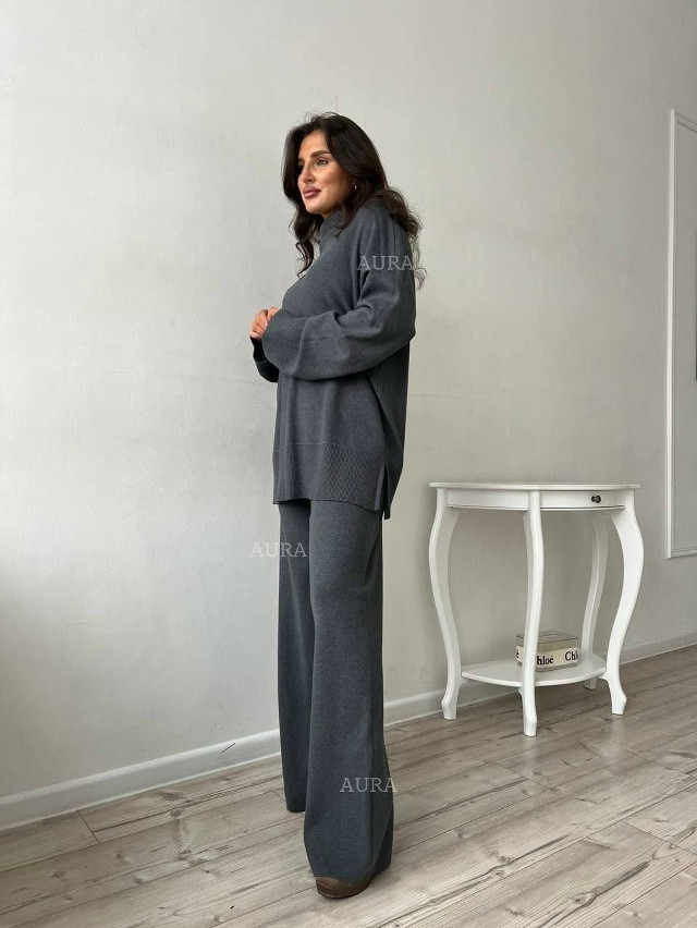 Женский костюм серый купить в Интернет-магазине Садовод База - цена 2600 руб Садовод интернет-каталог