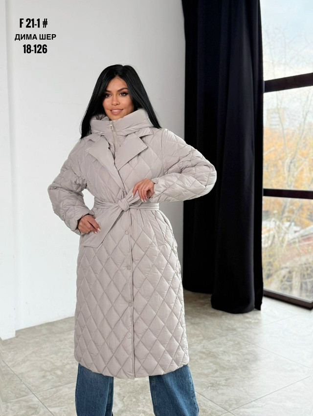 Женское пальто светло-серое купить в Интернет-магазине Садовод База - цена 3100 руб Садовод интернет-каталог