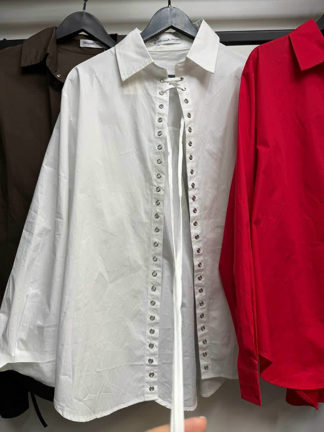 Женская рубашка белая купить в Интернет-магазине Садовод База - цена 1400 руб Садовод интернет-каталог