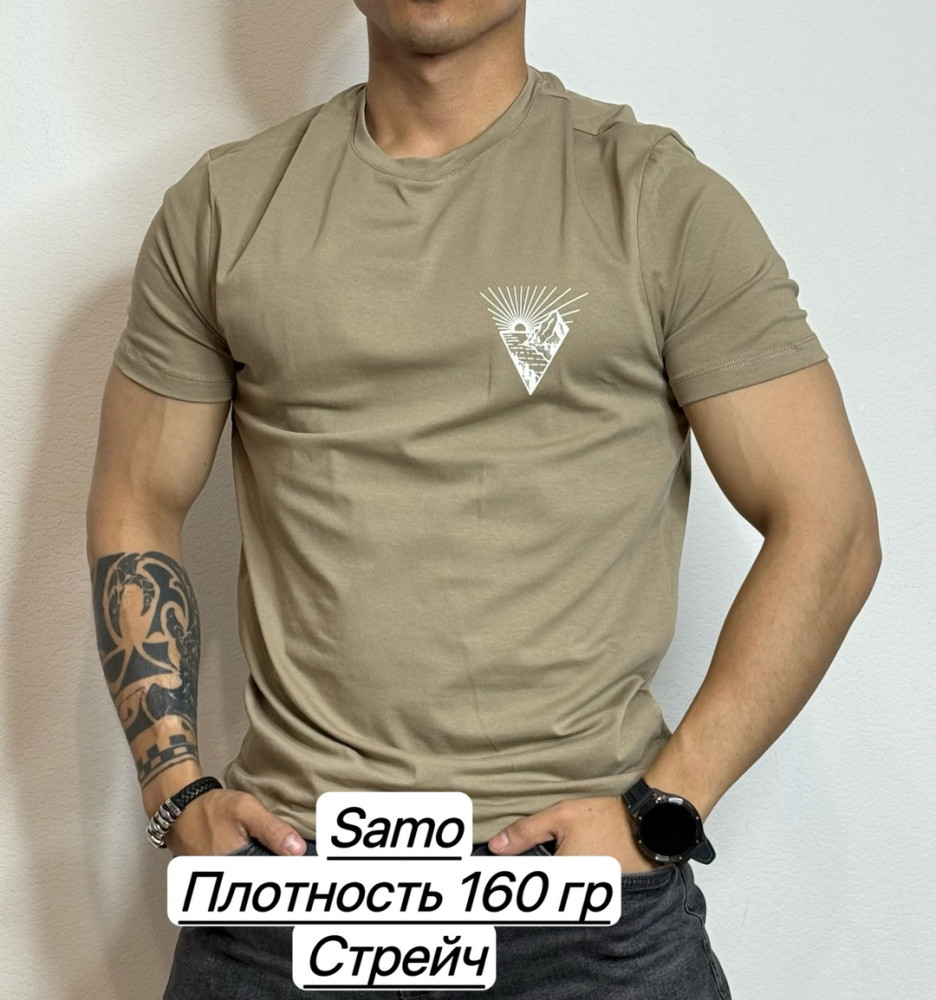 Футболка для мужчин, хлопок купить в Интернет-магазине Садовод База - цена 450 руб Садовод интернет-каталог