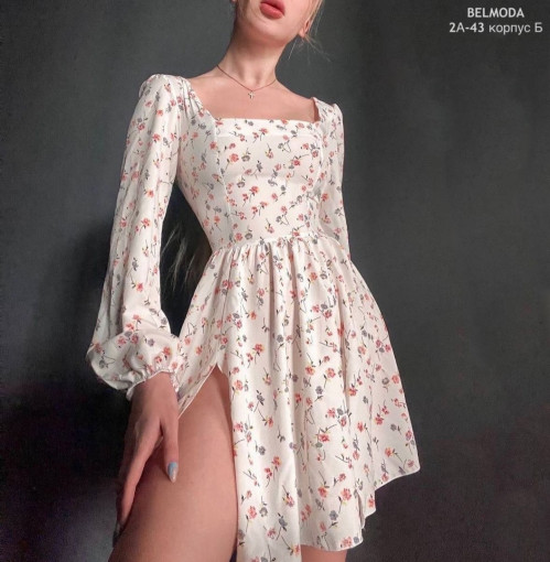 Женственная коллекция нежных платьев с вырезом на ножке САДОВОД официальный интернет-каталог