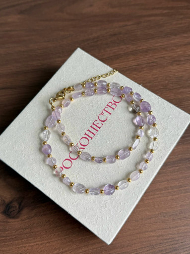 💗Колье из натуральных камней «Белль» САДОВОД официальный интернет-каталог