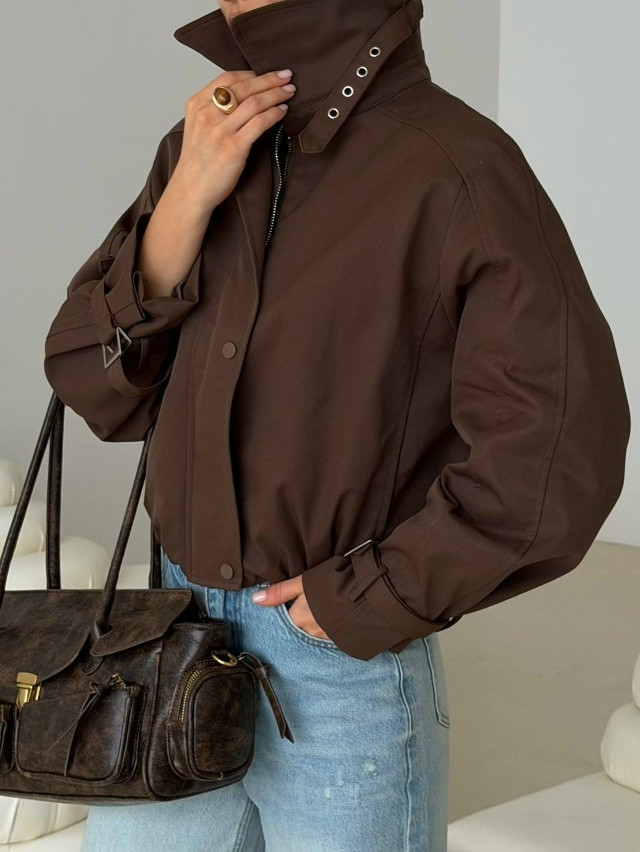 Куртка женская коричневая