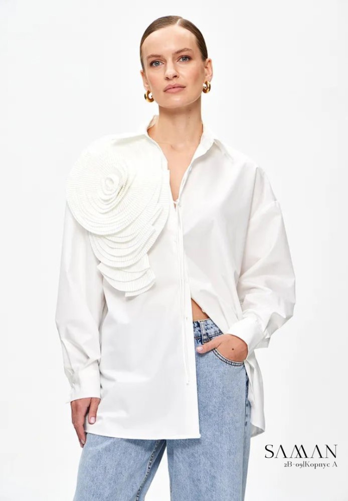 Женская рубашка белая купить в Интернет-магазине Садовод База - цена 1800 руб Садовод интернет-каталог