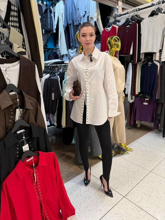 Женская рубашка белая купить в Интернет-магазине Садовод База - цена 1400 руб Садовод интернет-каталог