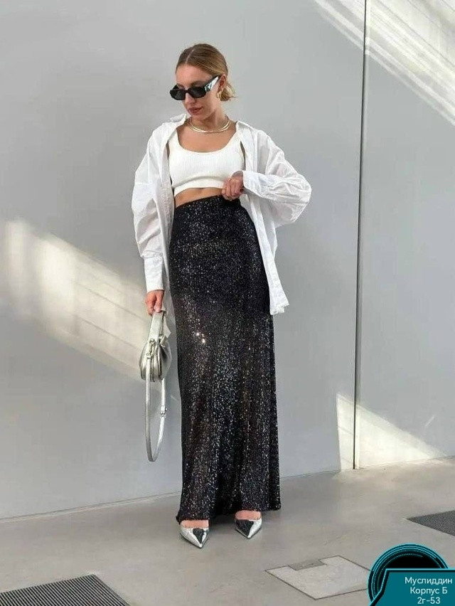 юбка черная купить в Интернет-магазине Садовод База - цена 500 руб Садовод интернет-каталог