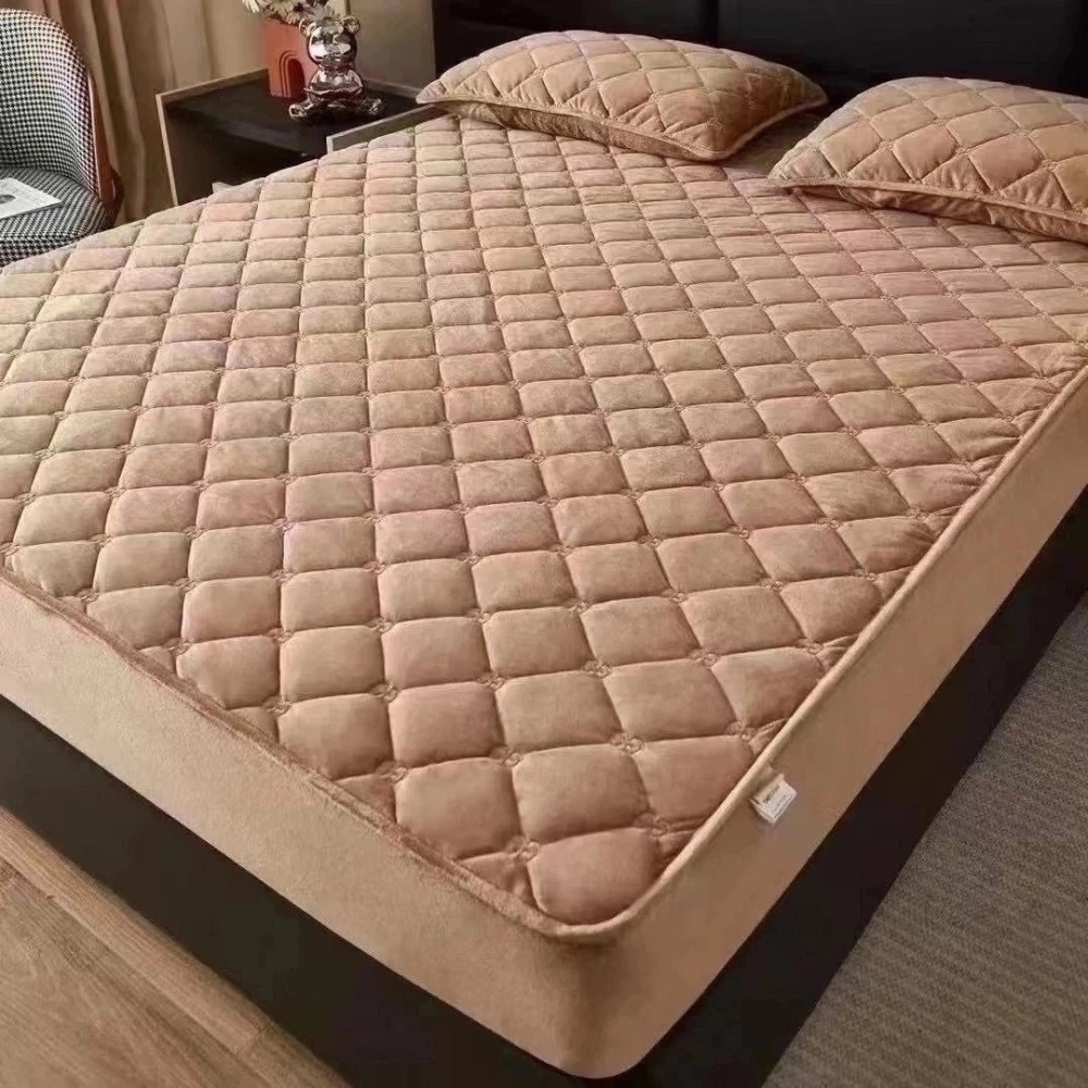 Стёганный велюровый наматрасник купить в Интернет-магазине Садовод База - цена 2300 руб Садовод интернет-каталог