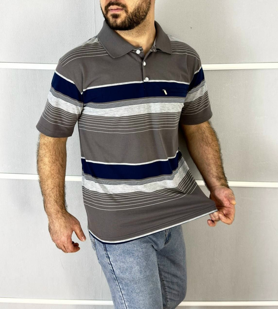 Мужская футболка коричневая