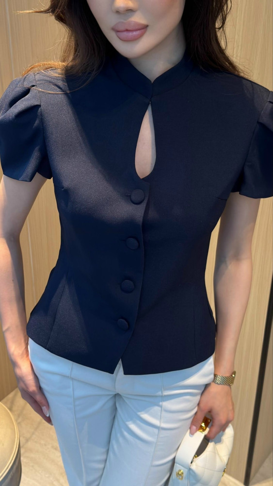 Женский пиджак синий купить в Интернет-магазине Садовод База - цена 1900 руб Садовод интернет-каталог