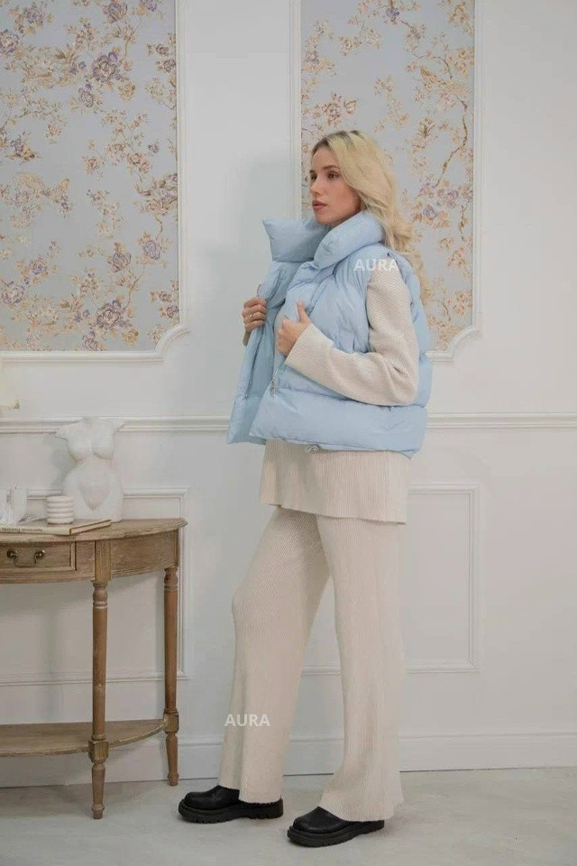 Жилетка женская голубая купить в Интернет-магазине Садовод База - цена 2100 руб Садовод интернет-каталог