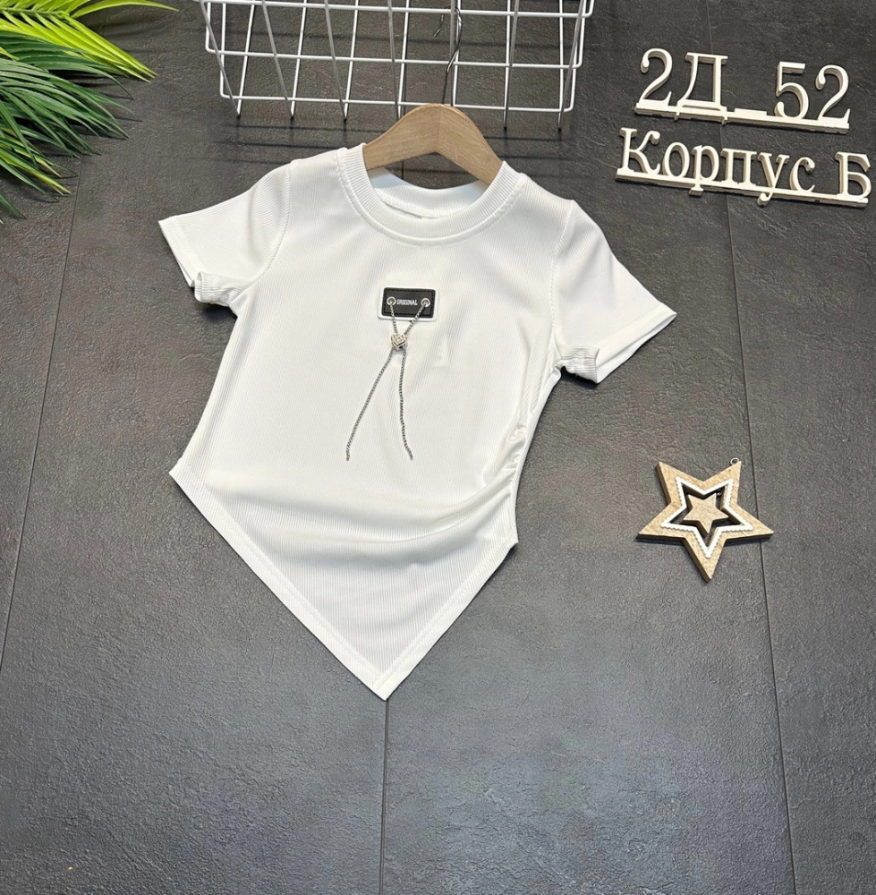 Детская футболка белая купить в Интернет-магазине Садовод База - цена 480 руб Садовод интернет-каталог