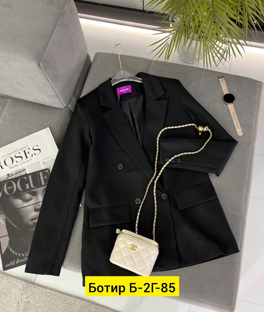 Женский пиджак черный