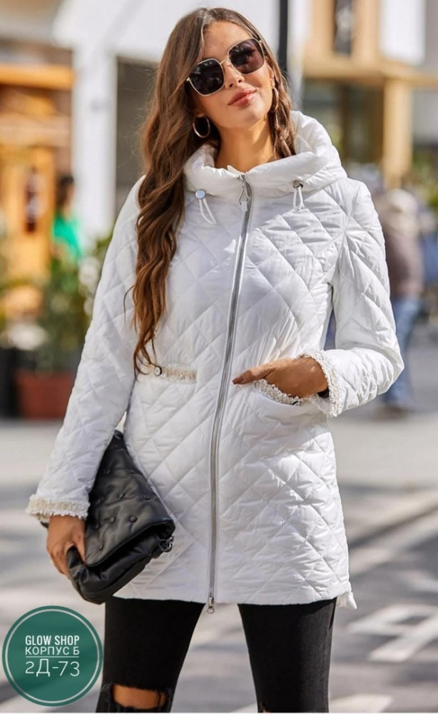 Куртка женская белая купить в Интернет-магазине Садовод База - цена 900 руб Садовод интернет-каталог