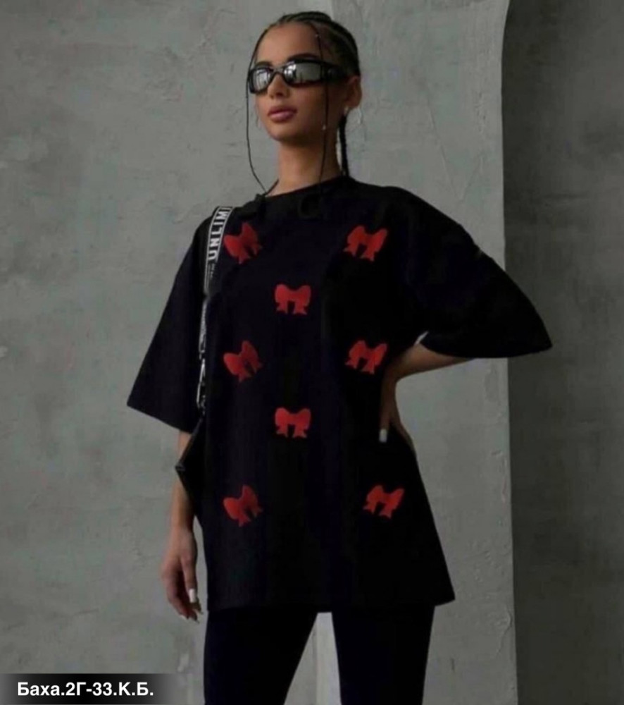 Женская футболка черная купить в Интернет-магазине Садовод База - цена 450 руб Садовод интернет-каталог