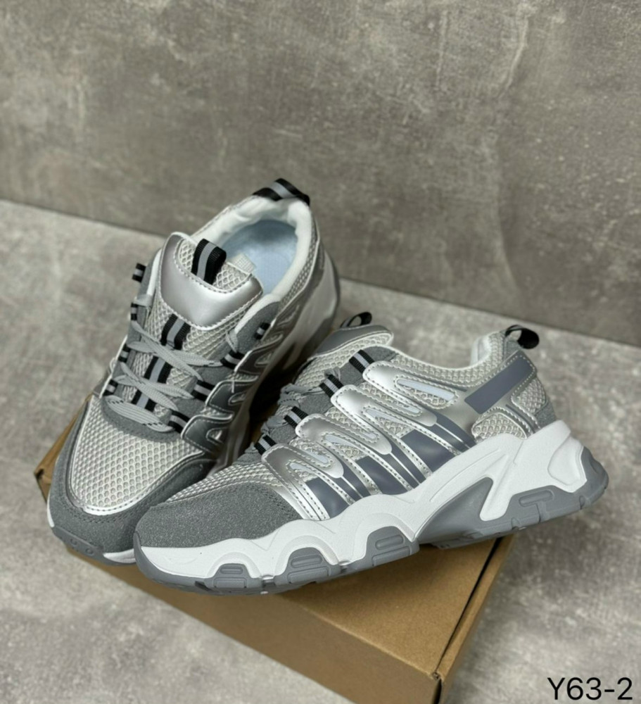 Кроссовки женские серые купить в Интернет-магазине Садовод База - цена 700 руб Садовод интернет-каталог