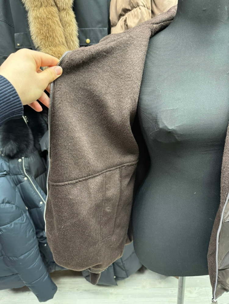 Куртка женская коричневая купить в Интернет-магазине Садовод База - цена 6500 руб Садовод интернет-каталог