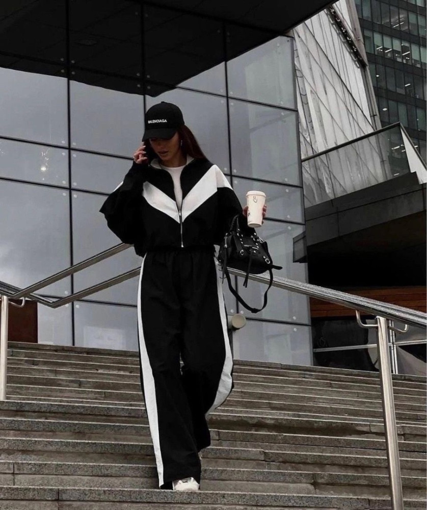 Спортивный женский костюм черный купить в Интернет-магазине Садовод База - цена 1600 руб Садовод интернет-каталог