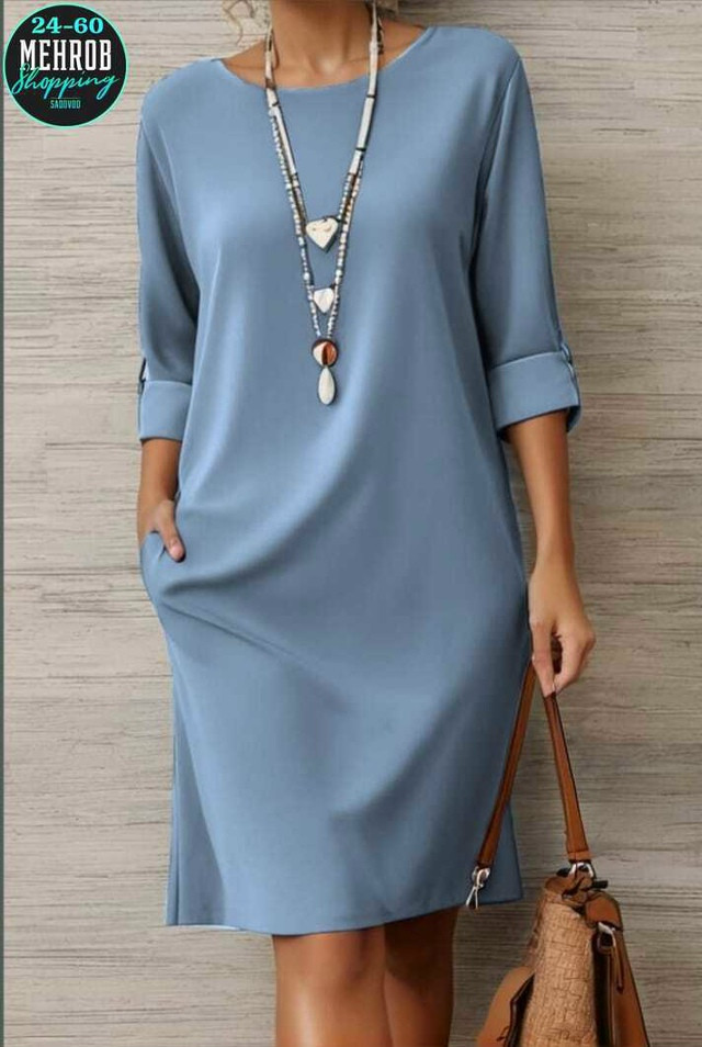 Платье синее