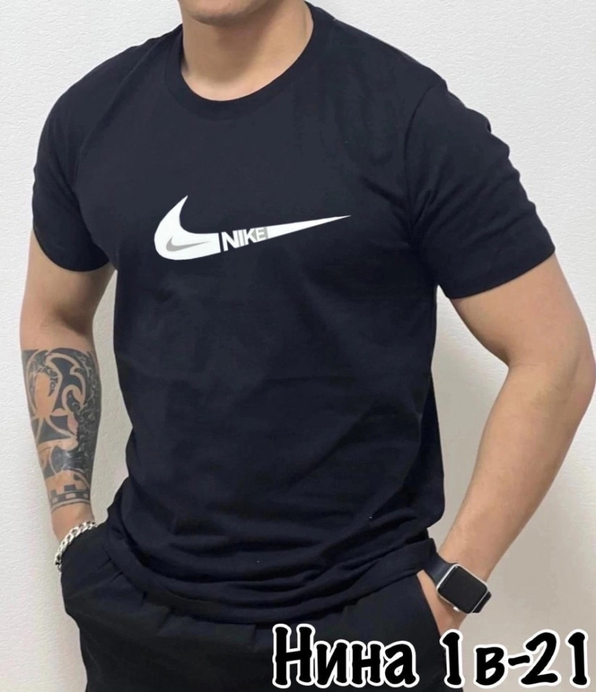 Мужская футболка черная купить в Интернет-магазине Садовод База - цена 200 руб Садовод интернет-каталог