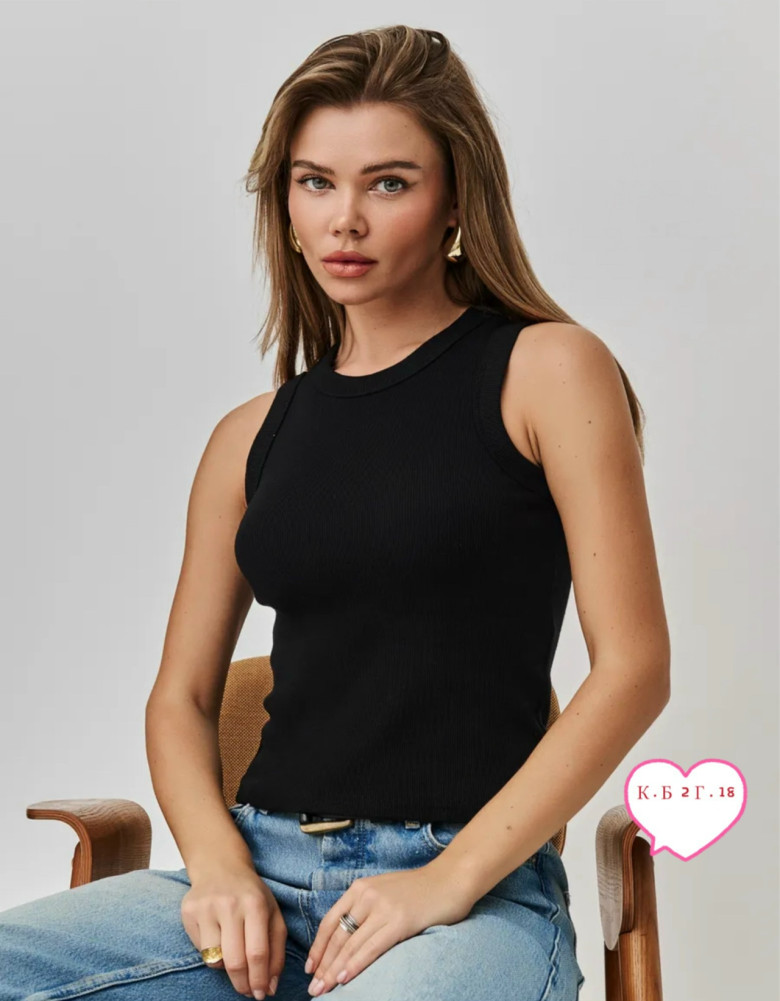 Женская майка черная купить в Интернет-магазине Садовод База - цена 250 руб Садовод интернет-каталог