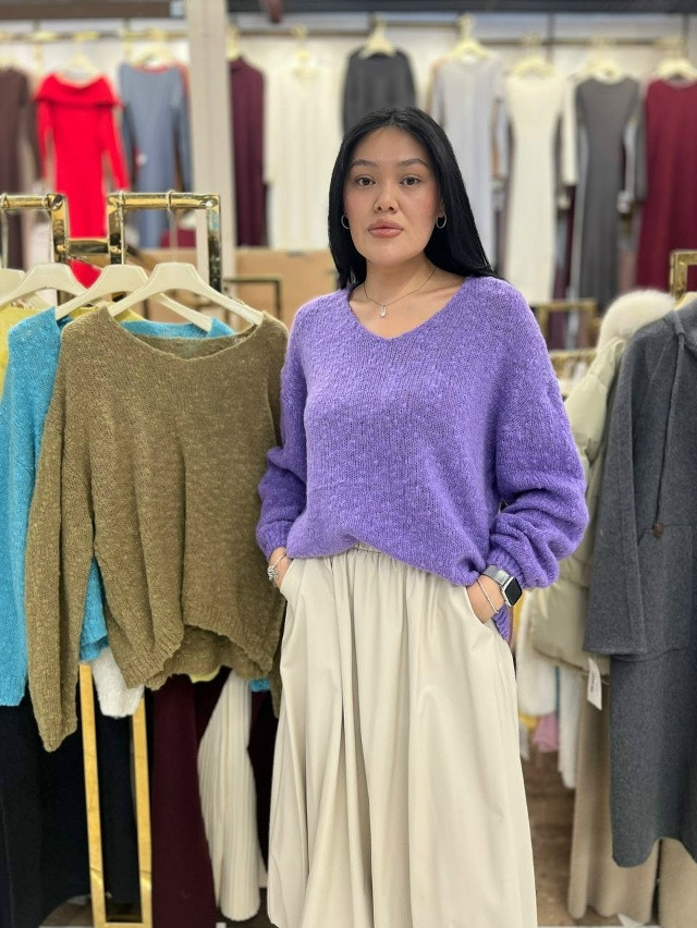 Джемпер сиреневый купить в Интернет-магазине Садовод База - цена 1900 руб Садовод интернет-каталог