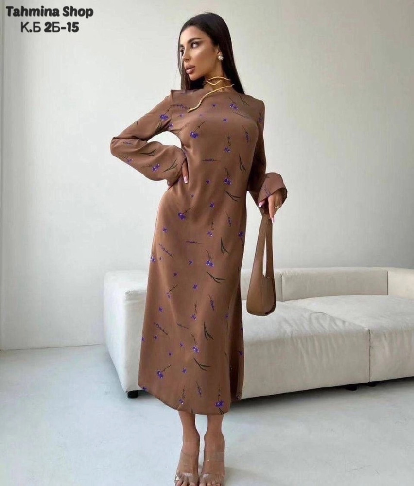 Платье коричневое купить в Интернет-магазине Садовод База - цена 800 руб Садовод интернет-каталог
