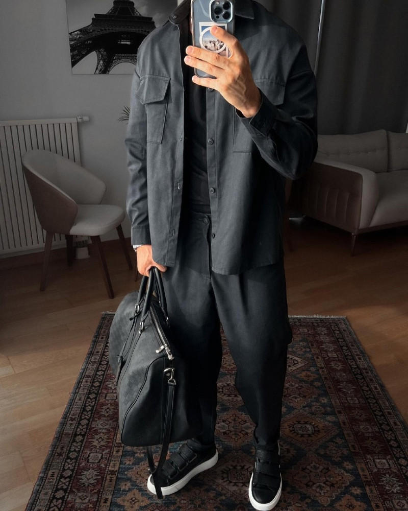 Мужской костюм темно-серый купить в Интернет-магазине Садовод База - цена 1500 руб Садовод интернет-каталог
