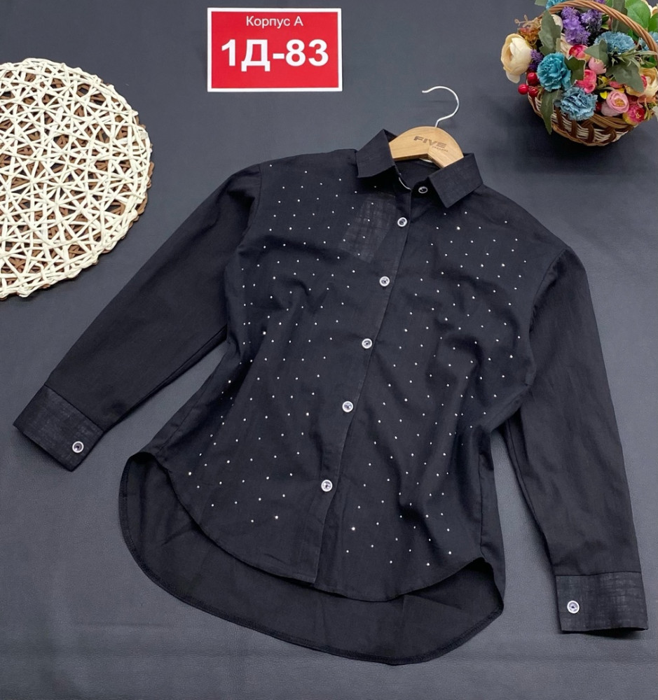 Детская рубашка черная купить в Интернет-магазине Садовод База - цена 650 руб Садовод интернет-каталог