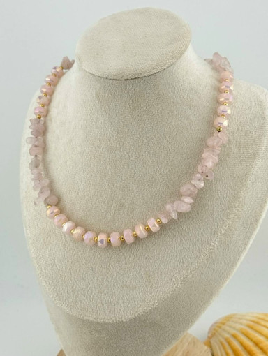 💗Колье из натурального кварца  «Мерида» САДОВОД официальный интернет-каталог