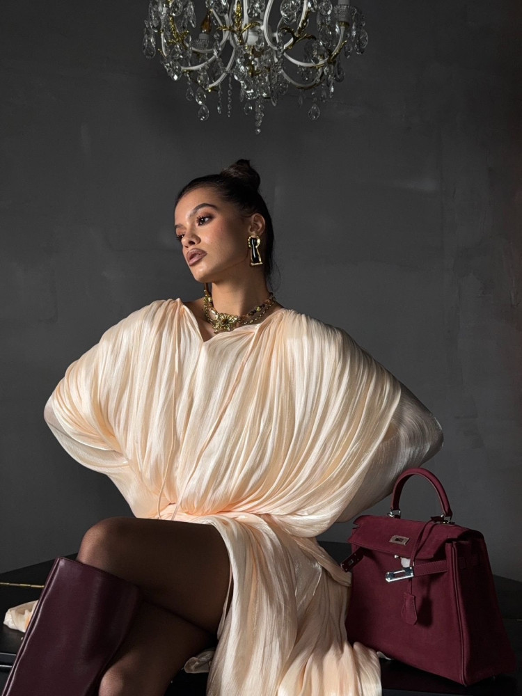 Платье бежевое купить в Интернет-магазине Садовод База - цена 4800 руб Садовод интернет-каталог