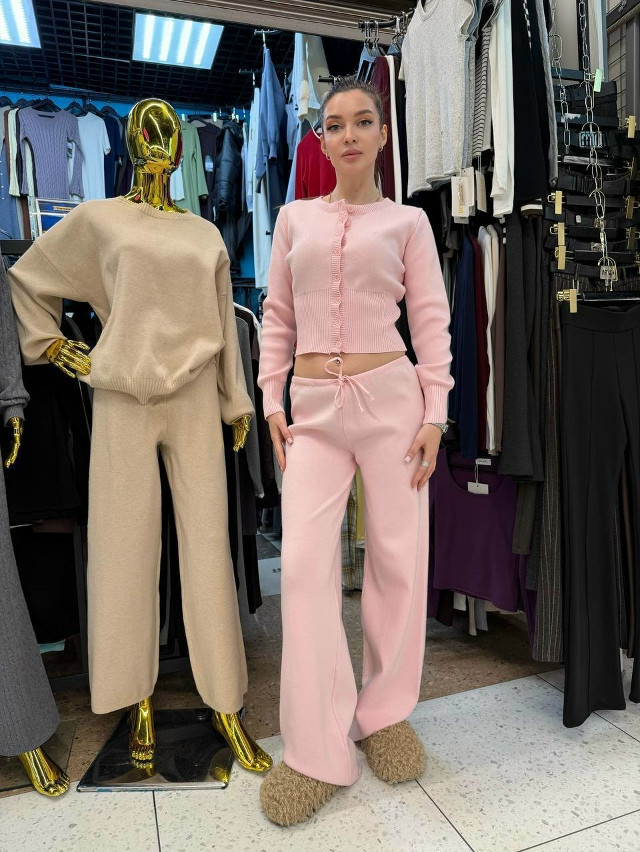 Женский костюм розовый купить в Интернет-магазине Садовод База - цена 1700 руб Садовод интернет-каталог