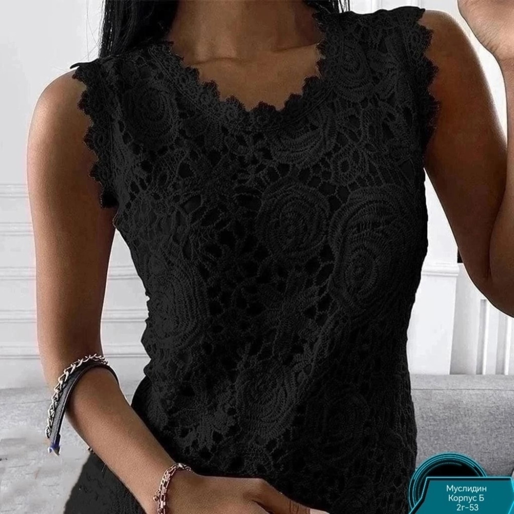 блузка черная купить в Интернет-магазине Садовод База - цена 500 руб Садовод интернет-каталог