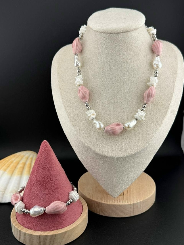 🐚 Колье-чокер «Моана» купить в Интернет-магазине Садовод База - цена 450 руб Садовод интернет-каталог