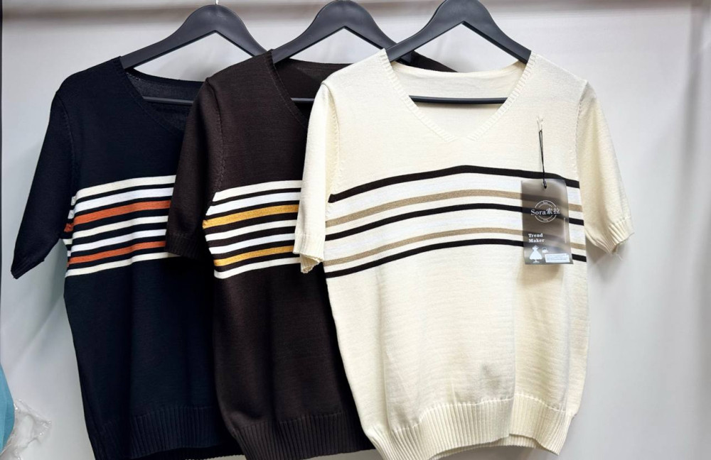 Женская футболка коричневая купить в Интернет-магазине Садовод База - цена 1100 руб Садовод интернет-каталог