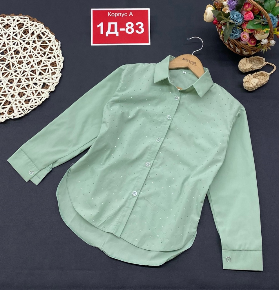 Детская рубашка зеленая купить в Интернет-магазине Садовод База - цена 600 руб Садовод интернет-каталог