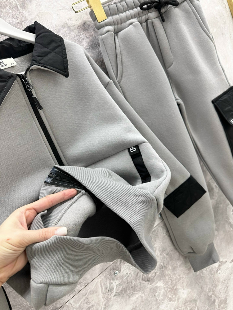 Детский костюм серый купить в Интернет-магазине Садовод База - цена 1950 руб Садовод интернет-каталог