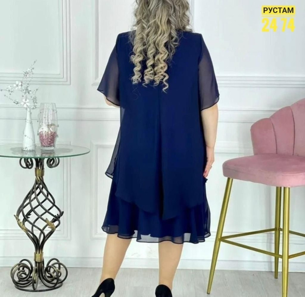 Платье темно-синее купить в Интернет-магазине Садовод База - цена 900 руб Садовод интернет-каталог