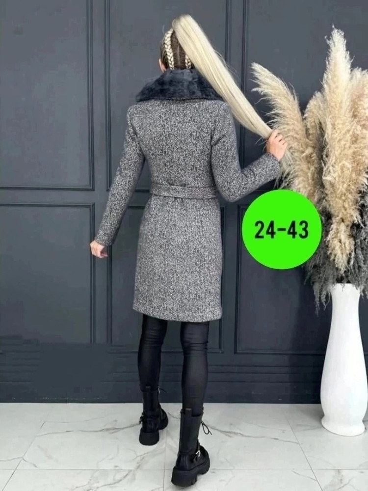 Женское пальто серое купить в Интернет-магазине Садовод База - цена 1000 руб Садовод интернет-каталог