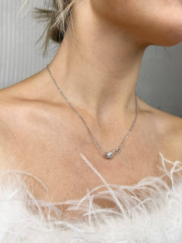 🤍Колье «Булавка» купить в Интернет-магазине Садовод База - цена 250 руб Садовод интернет-каталог