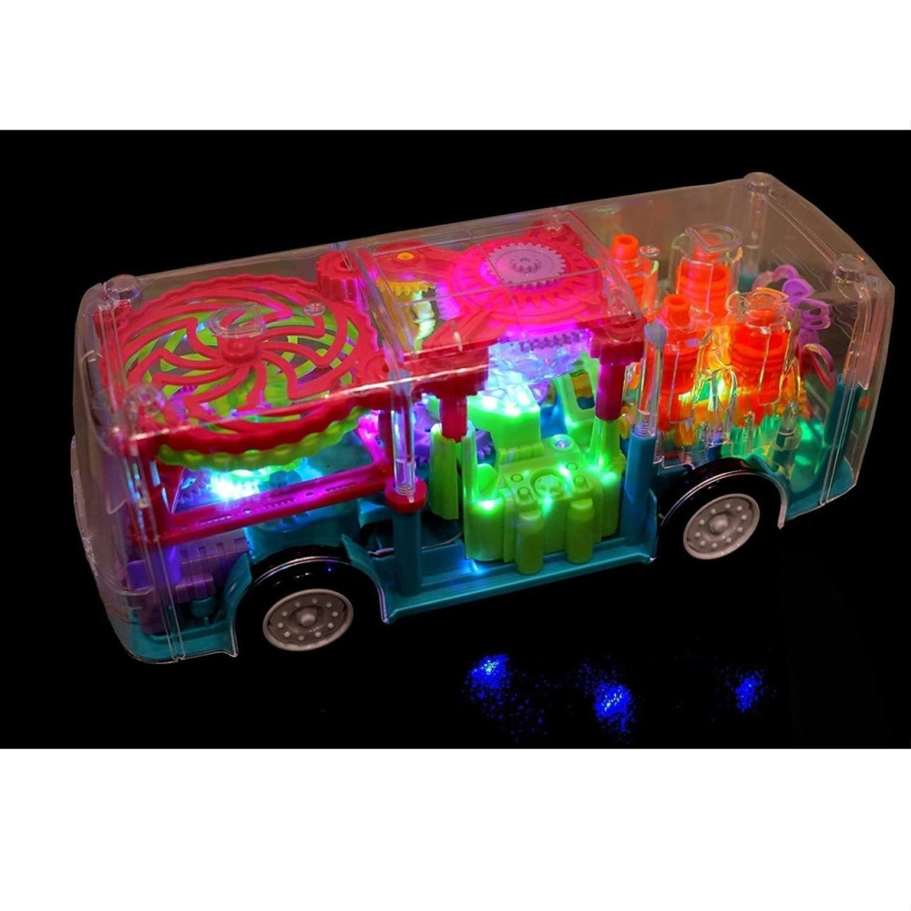 Интерактивный светящийся автобус с шестеренками и музыкой купить в Интернет-магазине Садовод База - цена 400 руб Садовод интернет-каталог